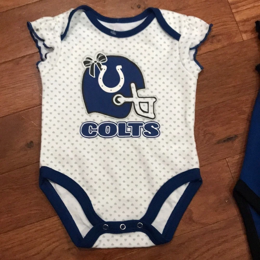 NWOT Colts onesies